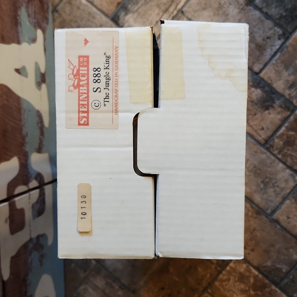 Vintage Steinbach German Handmade Wooden Lion Jungle King Nutcracker IOB Tag - Picture 8 of 8